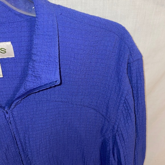 Orvis Light Jacket Men’s Size Medium Blue Zip Front Long Sleeve - Picture 4 of 12